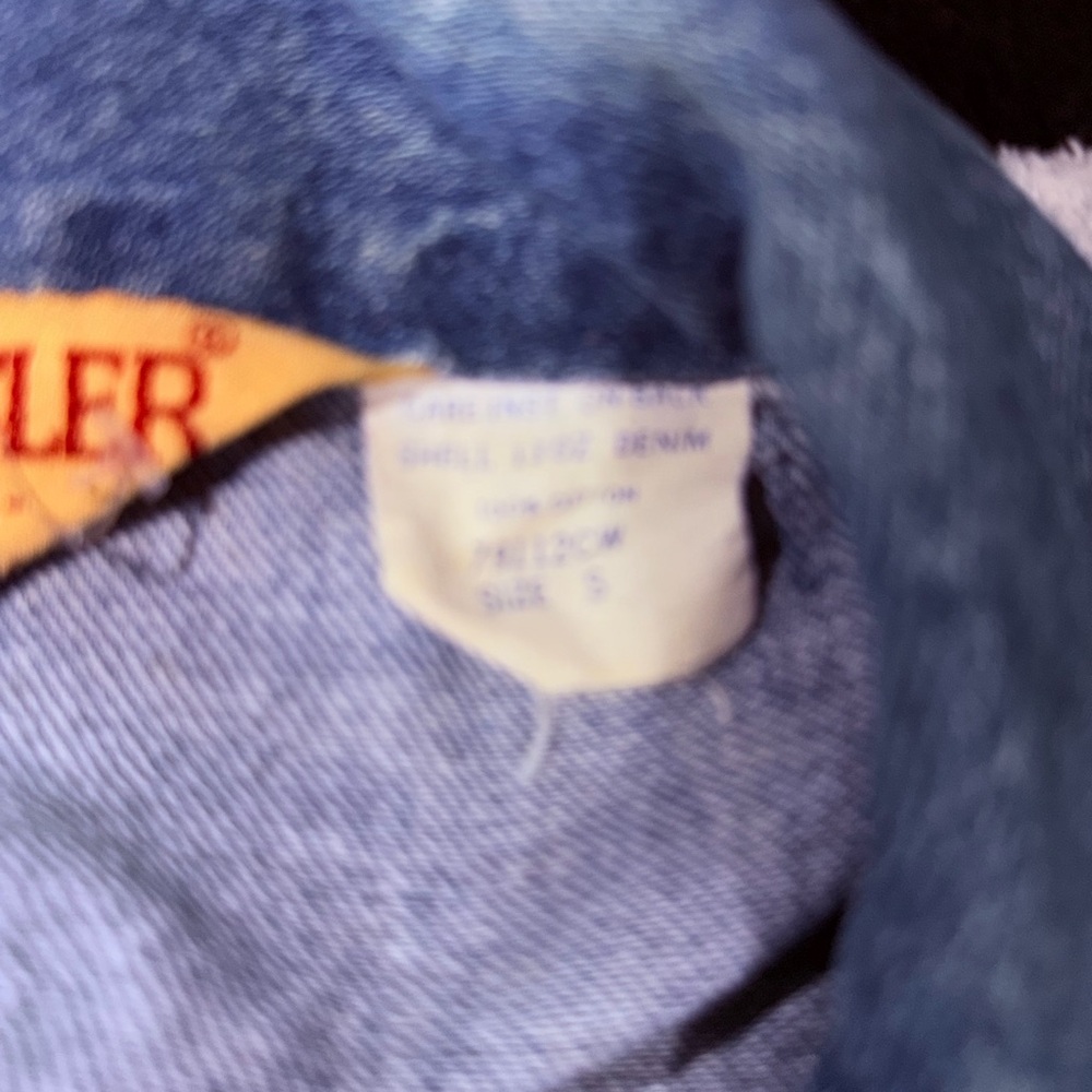 Vintage Blue Denim Jacket - Men’s Classic Trucker - Picture 4 of 6